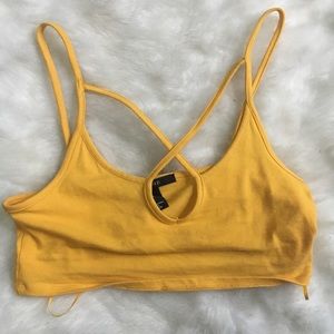 Yellow Crop Top! $6